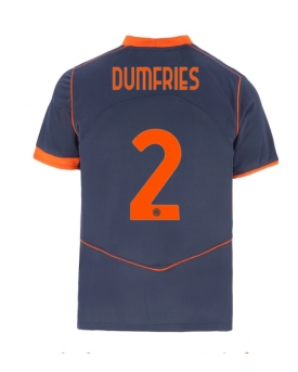 Inter Milan Denzel Dumfries #2 Maglia Gara Terza Repliche 2025-26 Maniche Corte